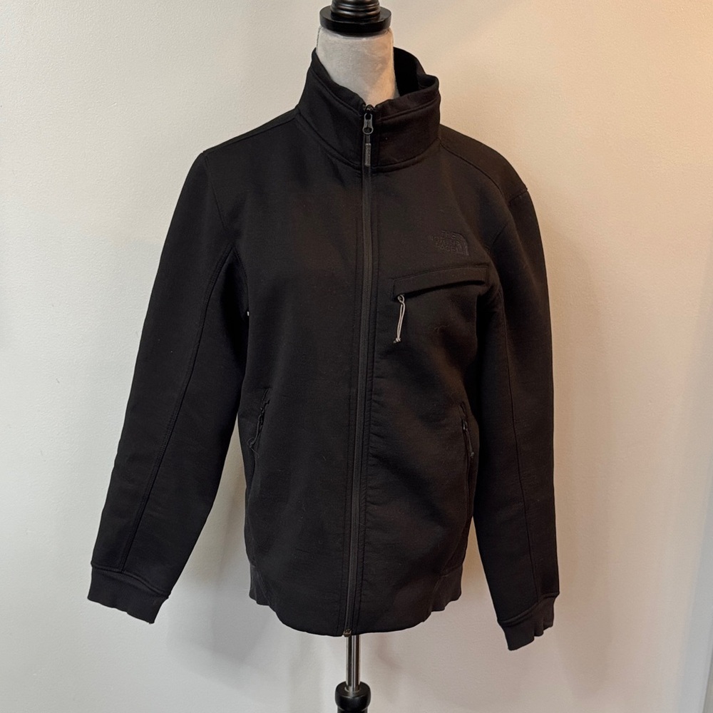 The North Face Black Zip-Up Fleece Jacket M